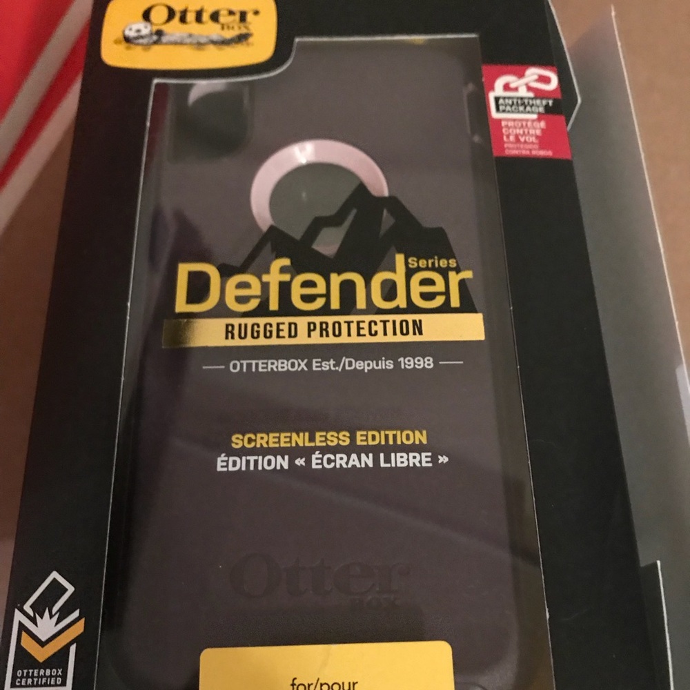 Otterbox iPhone X purple